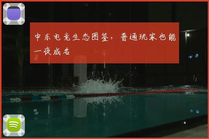 中东电竞生态图鉴，普通玩家也能一夜成名
